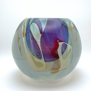 Heilman Art Glass Globe Vase